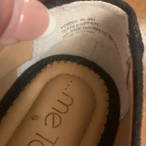 Me Too Womens Yorkie Black Slip On Dressy Round Toe Loafers Shoes 8 - Picture 7 of 9